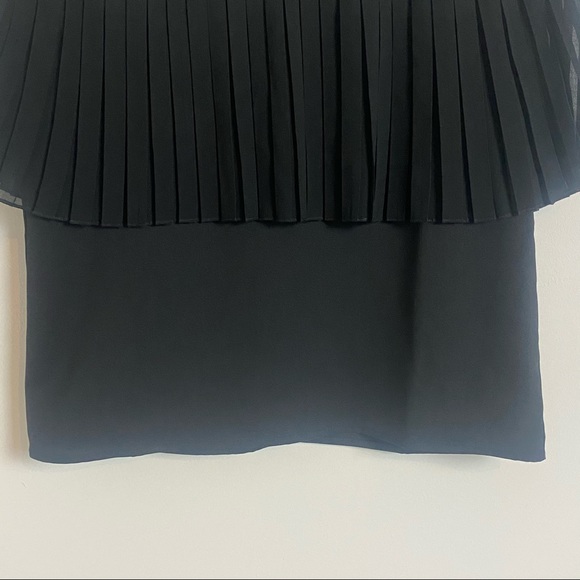 Garcia Top black pleated blouse small - Picture 7 of 15